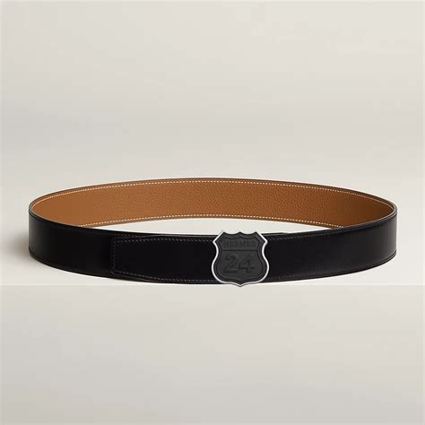 On the Road belt buckle & Reversible leather strap 38 mm